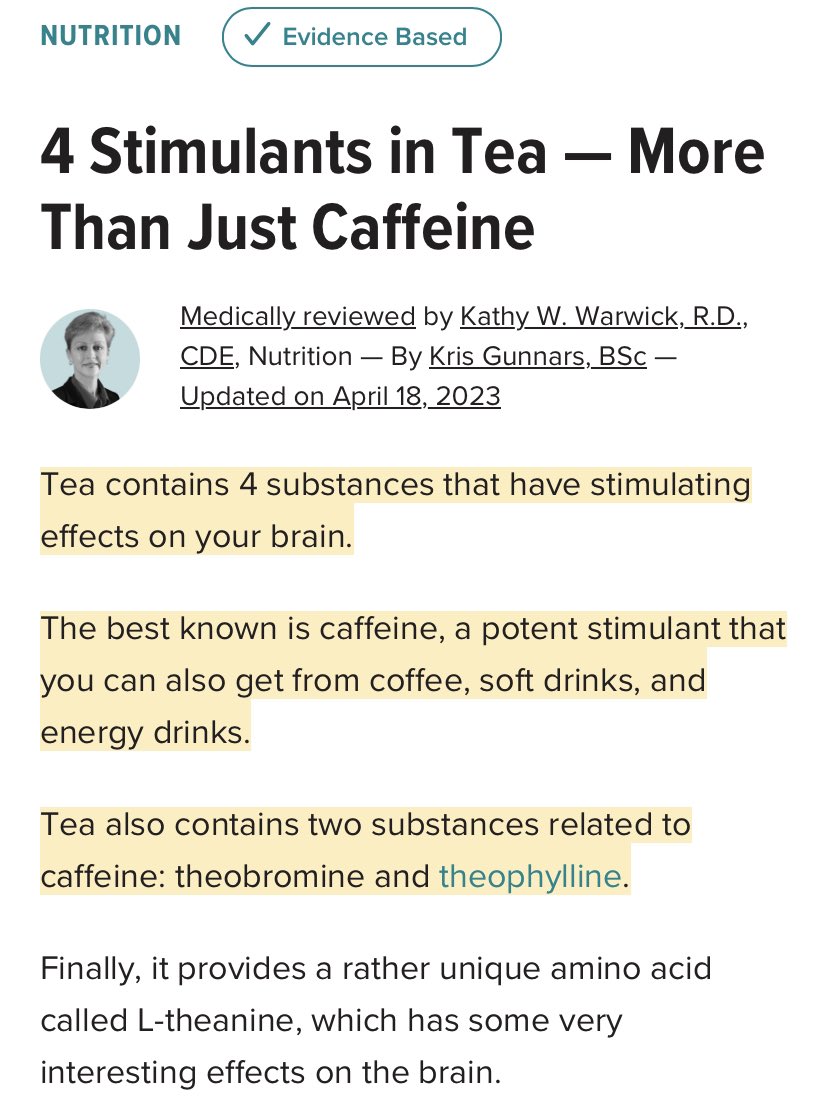 mirandrawr's tweet photo. Sebelumya sudah tahu kalau teh mengandung kafein, tapi dibanding minum kopi aku lebih segar kalo minum teh. Ternyata karna lebih dari 1 substansi  yang menstimulasi otak. Gak heran sih, tapi jarang orang2 yang jelasin ini. https://t.co/wOhXCxz697