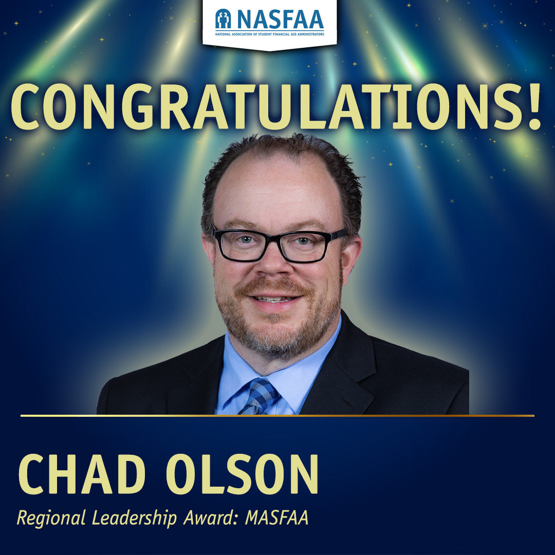 nasfaa's tweet image. The winners are: @EASFAAnews’s Thomas Dalton, associate vice president of sales and marketing (Northeast) at @edamerica; @MASFAAweb’s Chad Olson, director of financial aid at @IowaStateU;