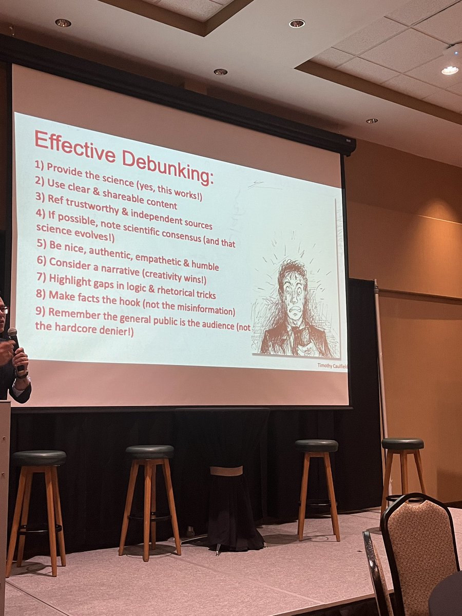 And here’s some tips from Tim on how to debunk misinformation #ifaj23