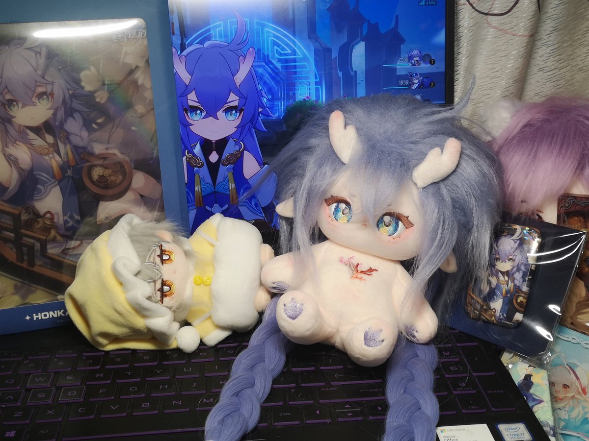 ineri_'s tweet photo. 一只小白露🍔
#崩坏星穹铁道 #HonkaiStarRail #白露 #bailu #棉花娃娃 https://t.co/KszmfkMGsd