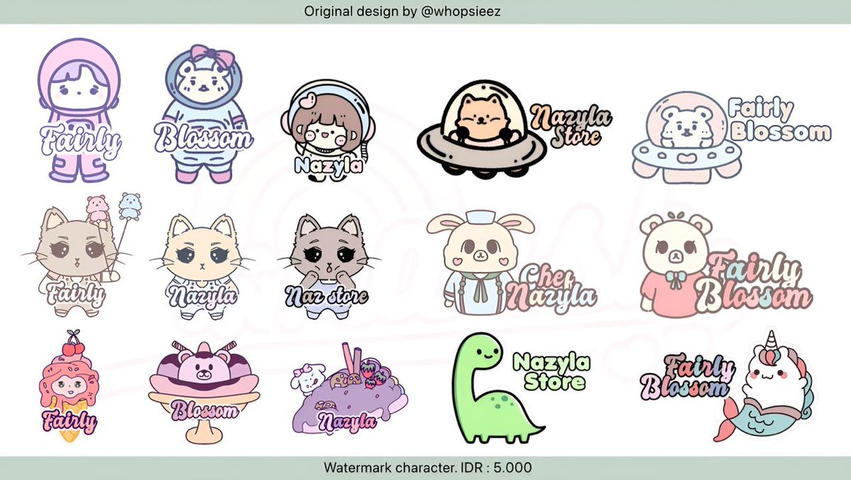 Pickawluvwid's tweet photo. @dellievyu Diii @whopsieez bisa kakk, pengerjaannya cepet satsett🚀 murmerrr dan free revisi berkali-kali sampe desain sesuai keinginan😍😍 https://t.co/OBlt4vT3b1