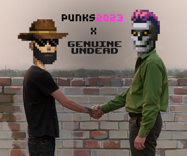 Pixel frens! @punks2023 whitelist slots will be available for a number of @GenuineUndead holders via their Discord. Thanks for the support. GU is such a great community, with great art that has inspired me time and time again from the moment it launched. ❤️