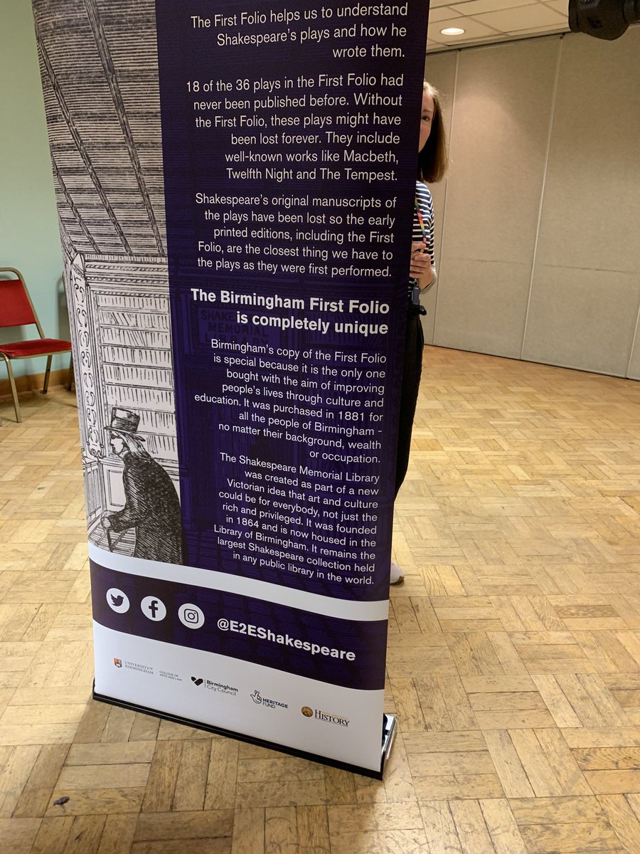 Cllr Karen Grinsell (@karengrinsell) on Twitter photo Silhillians had the rare opportunity to see Shakespeare’s Folio here in #Solihull today. It’s only allowed out in daylight for a few hours. An amazing opportunity <a href="/coretheatresol/">The Core Theatre</a> by <a href="/E2EShakespeare/">Everything to Everybody</a> <a href="/SolihullCouncil/">Solihull Council</a> for #Festival36 Silhillians had the rare opportunity to see Shakespeare’s Folio here in #Solihull today. It’s only allowed out in daylight for a few hours. An amazing opportunity <a href="/coretheatresol/">The Core Theatre</a> by <a href="/E2EShakespeare/">Everything to Everybody</a> <a href="/SolihullCouncil/">Solihull Council</a> for #Festival36
