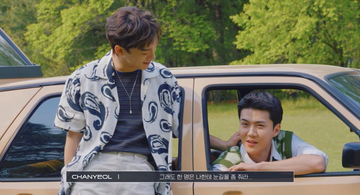 xunhuas's tweet photo. Since Sehun wasn’t feeling well during EXO’s ‘Hear Me Out’s MV filming, Jongdae went closer to ask Sehun if he’s okay and even gave him a pat on the back, and Baekhyun checked his temperature with the back of his hand while the other hyungs looked over with concern as well 🥺😭 https://t.co/Y6rAWUbCAr