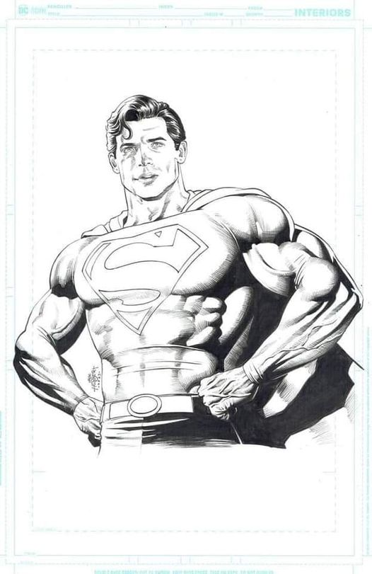 ArchivosDCU's tweet photo. #JackHerbert, illustrator for @DCOfficial , shared this sketch of what #DavidCorenswet would look like as #Superman. https://t.co/E6LQTf1ow3