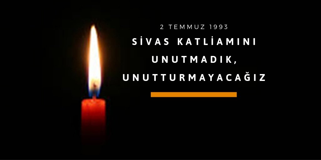 Sivas'ı anmak için Alevi olmaya gerek yok, insan olmak yeterli.

#Unutmadık😢
#Unutturmayacağız😢
#2Temmuz1993