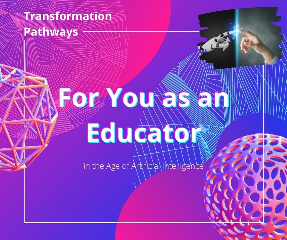 New blog post out now for #teachers and #educators: It's time to discover new #transformation pathways for your profession. Here is what to consider: educatefor.life/en/human-devel… . How do you see your role changing?