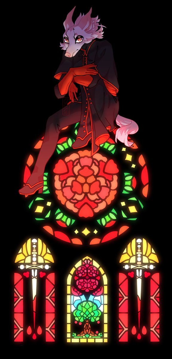 artfight attack on <a href="/Kalpeakoira/">🕯️𝕮𝖆𝖓𝖎𝖘𝕬𝖑𝖇𝖚𝖘🕯️</a> and their oc machete!
(rip crop, click on image for full view!)