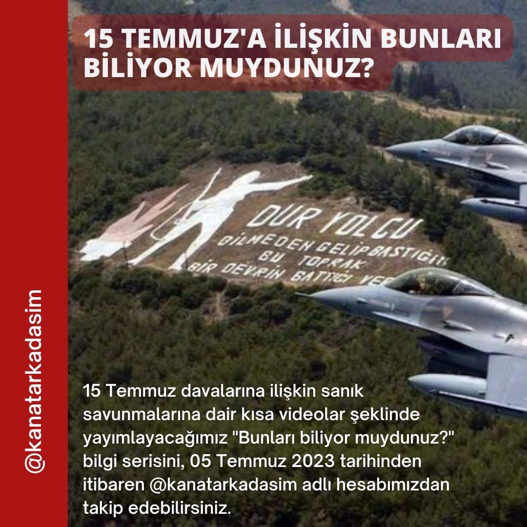 kanatarkadasim's tweet photo. 15 Temmuz'a ilişkin kamuoyuna yansıtılan tek taraflı bilgiler haricinde, madalyonun öteki yüzüne dair gerçekler -sanık savunmalarına yansıyanlar- bugüne dek kamuoyunda yeterince paylaşılmadı/paylaşılamadı. Ancak,
++ https://t.co/hNUoGPnWUi