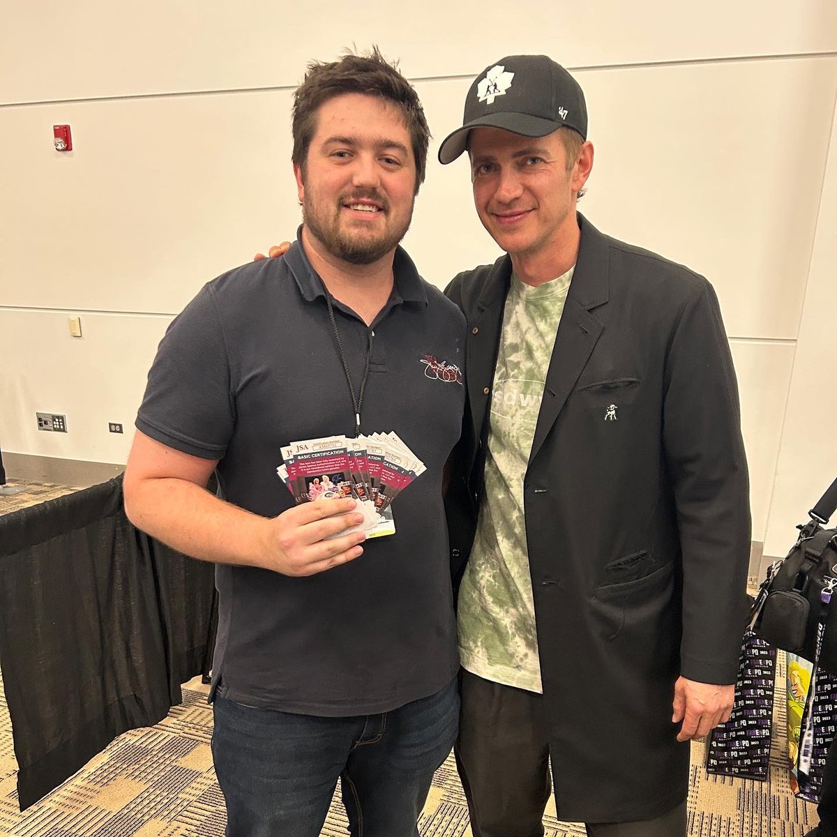 JSA at @fanexpodenver 

Last day to authenticate your autographs signed at the show or brought from home.

#jsaauthenticated #jsa #anakinskywalker #haydenchristensen #fanexpodenver