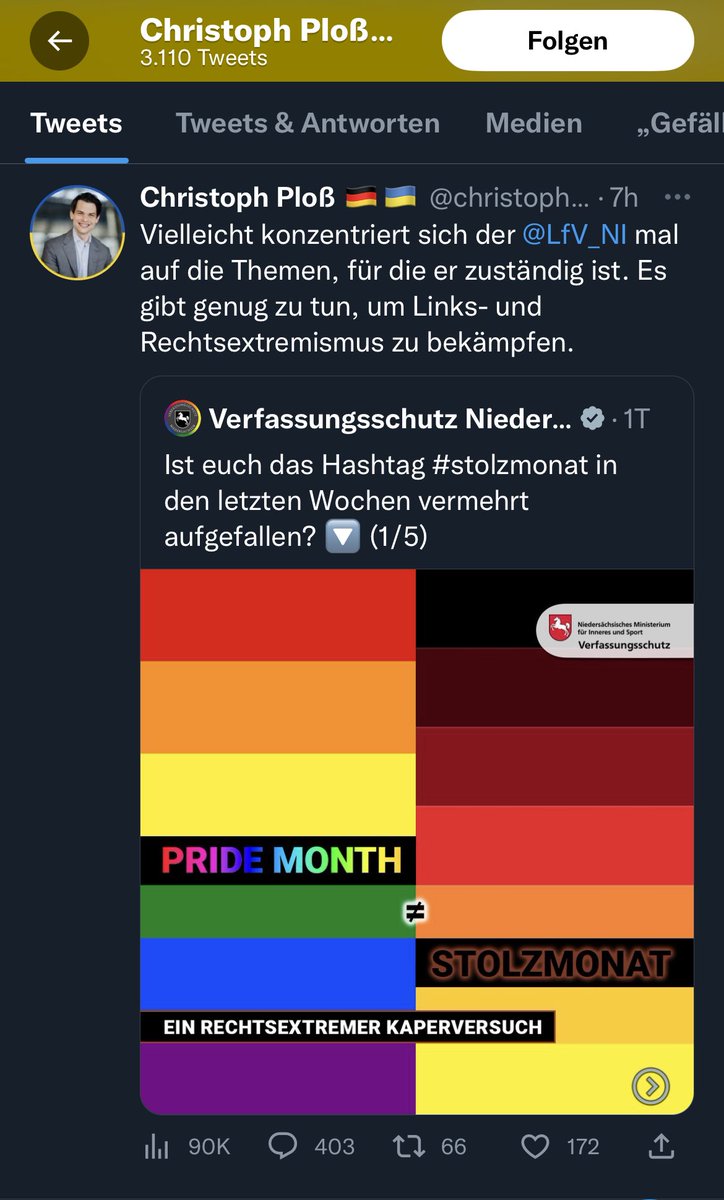 DerMestermann's tweet photo. CDU-Politiker verteidigt rechte Trolle gegen sachliche Aufklärungsarbeit des Verfassungsschutzes (und sortiert die Kampagne, die Höcke u.a. gepusht haben, offensichtlich nicht unter Rechtsextremismus ein) https://t.co/bXjPEtHEsN