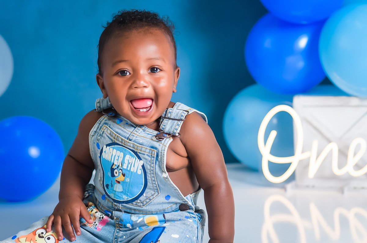 letsgolacey's tweet photo. Happy 1st Birthday to my handsome ass little boy! 💙🥳  I’ll never stop loving you! 🫶🏽 https://t.co/FjIPa2TWL0
