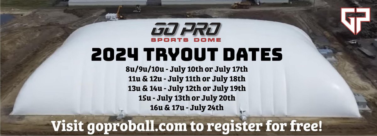 Daly17Bob's tweet photo. 8 Days away! Go Pro 2024 Tryouts are here!  Don’t miss out on the new era of Go Pro Baseball! https://t.co/8Y7FmfsAP4