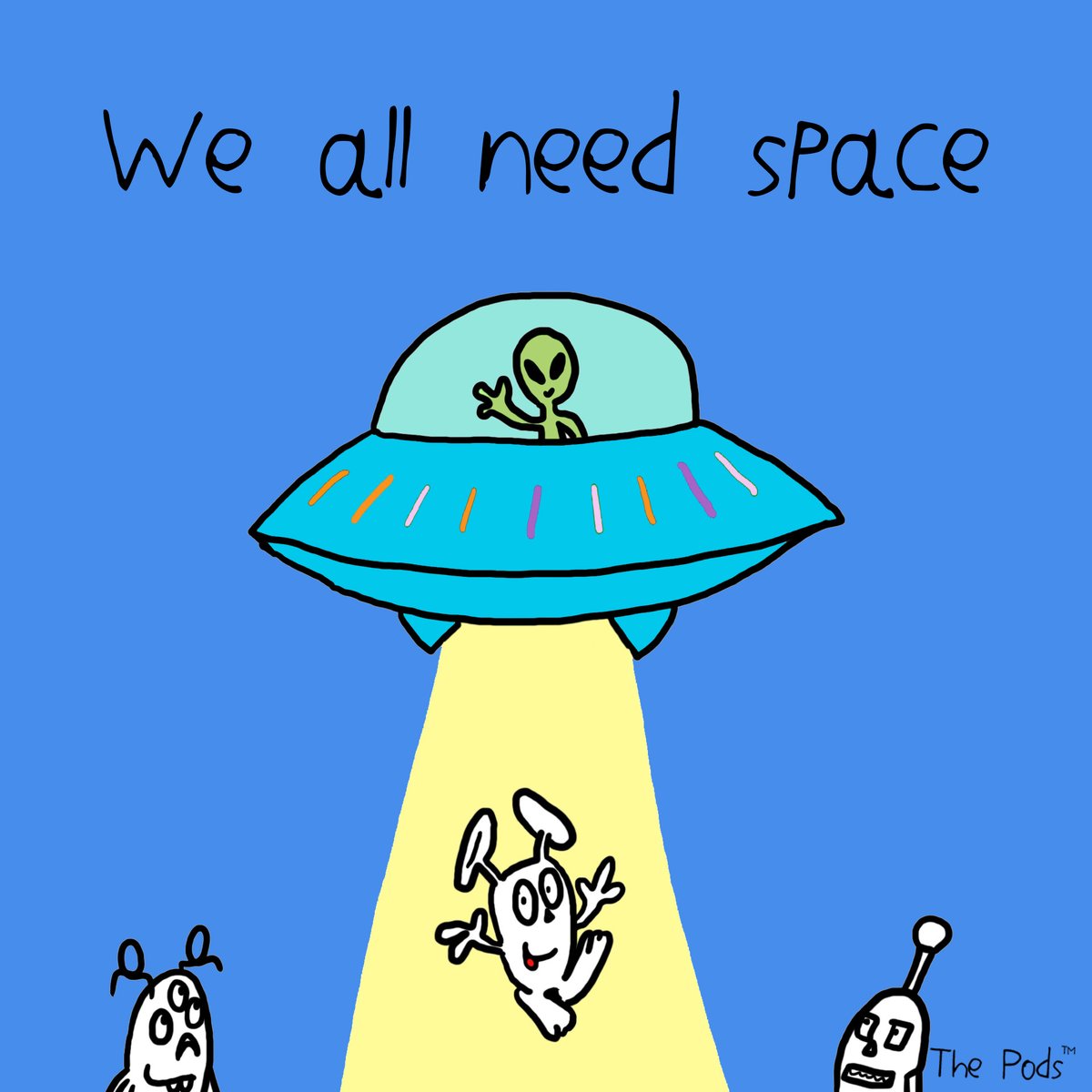 Happy World UFO Day!
#worldUFOday #UFO #aliens #unidentifiedflyingobjects #space #spaceships #meetthepods #thepods #scaredypod #bunnypod #robopod #outofthisworld #weallneedspace