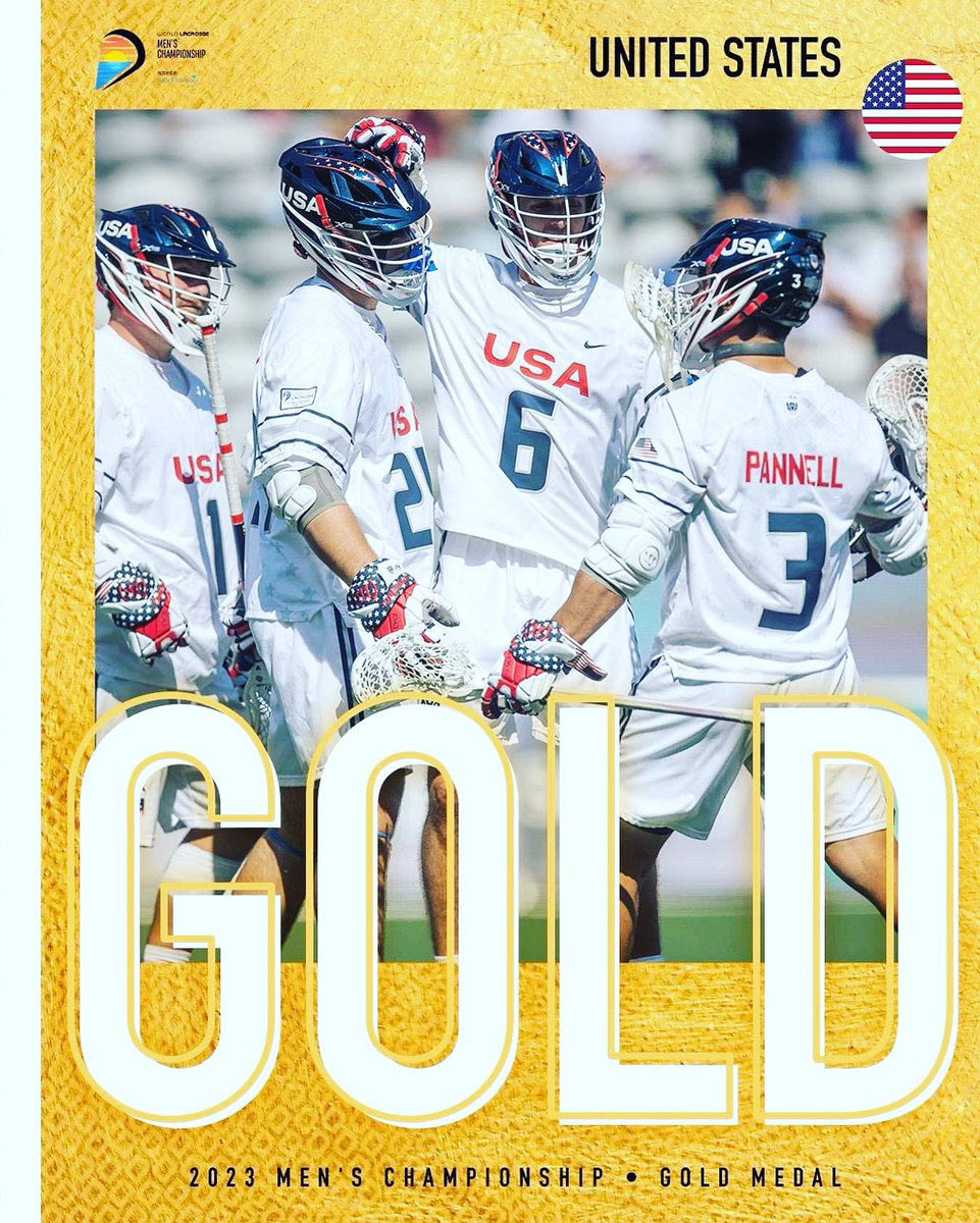 Three cheers for USA - defeated Canada to bring home the gold!! 🇺🇸 🥍 🏅