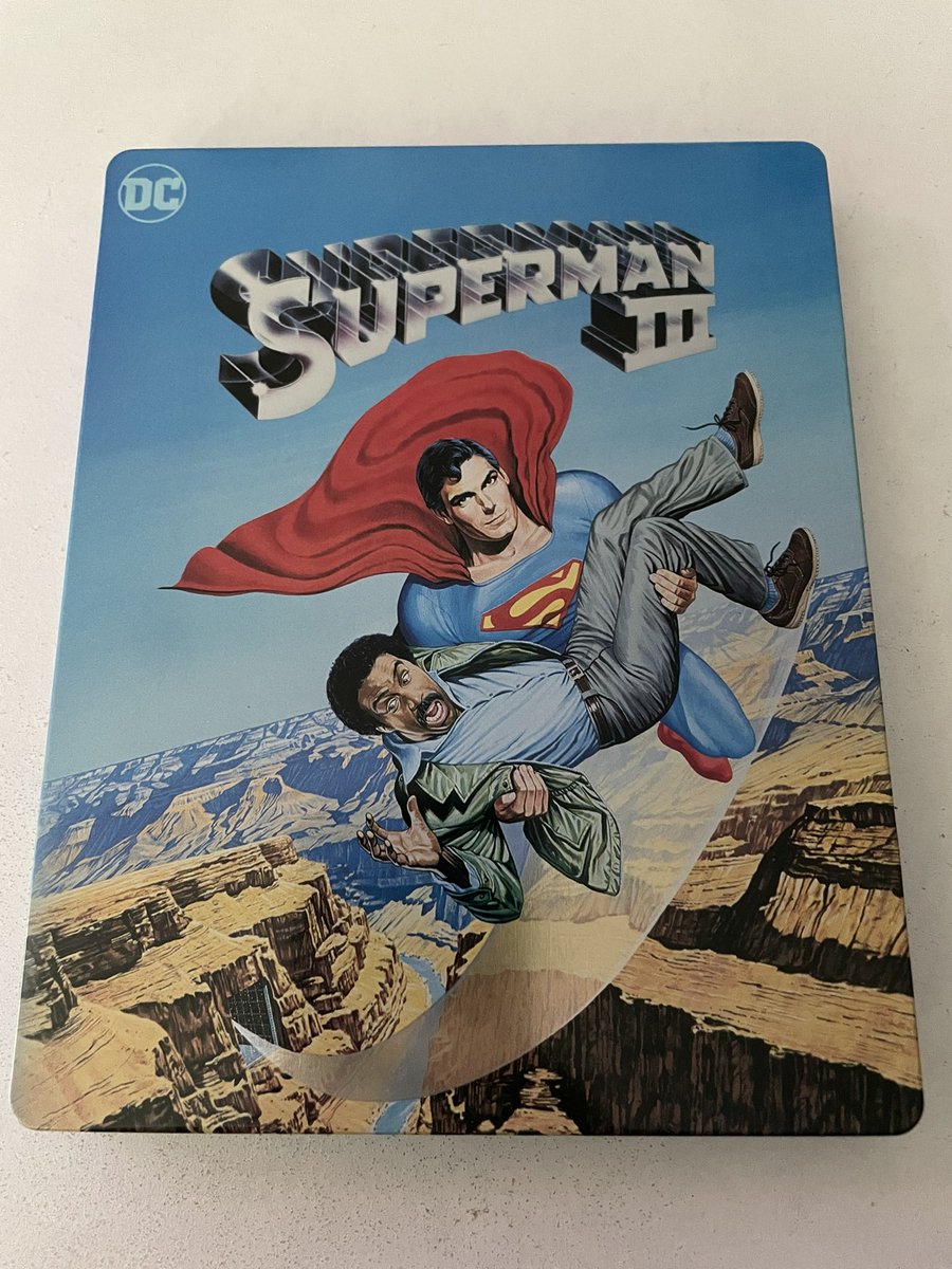 JohnDKay72's tweet image. Today’s afternoon movie. Not as good as 1 and 2, but definitely better than part 4. 🎬🎞️🍿#superman3 #nowwatching