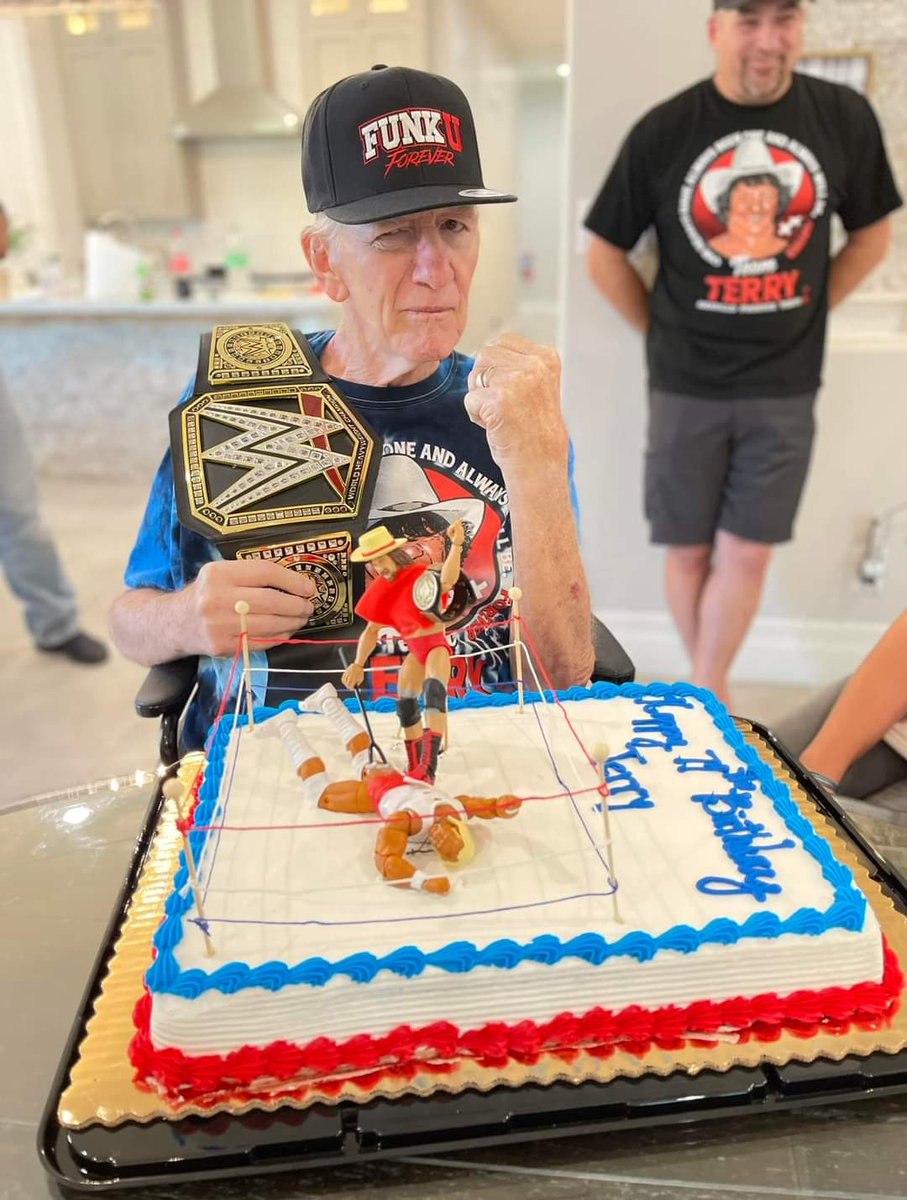Terry Funk celebrating his birthday this weekend. God bless the Funker.