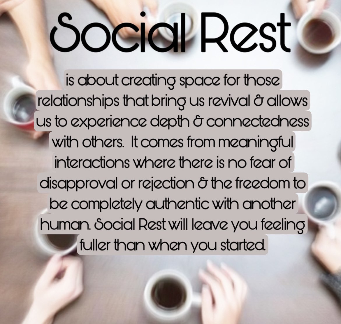 WeneeFitClub's tweet image. Social Rest - It’s probably not what you think. Connection online doesn’t meet all of our human social needs. Be intentional about making space, or it won’t happen.

#WeneeRestWknd #SCLSaturday #SelfCareSunday #WeneeFitClub #WONHO #WENEE @official__wonho @official_WH_jp