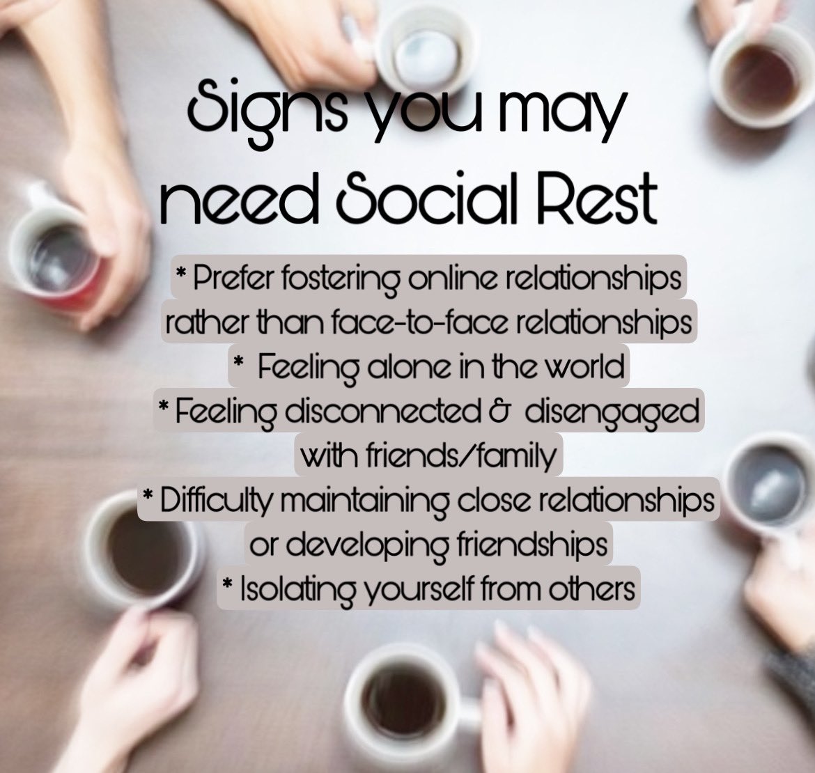 WeneeFitClub's tweet image. Social Rest - It’s probably not what you think. Connection online doesn’t meet all of our human social needs. Be intentional about making space, or it won’t happen.

#WeneeRestWknd #SCLSaturday #SelfCareSunday #WeneeFitClub #WONHO #WENEE @official__wonho @official_WH_jp