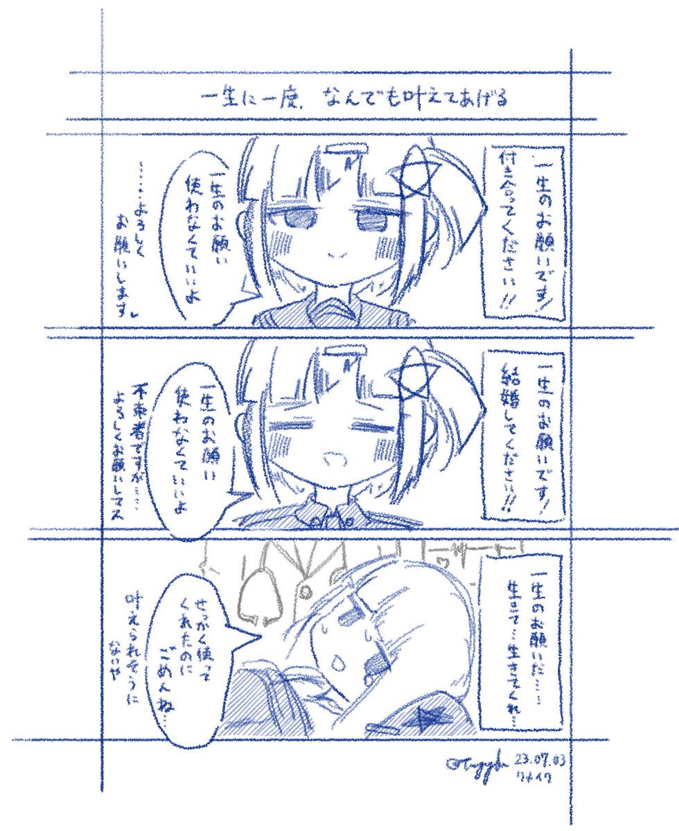 一生に一度のお願い