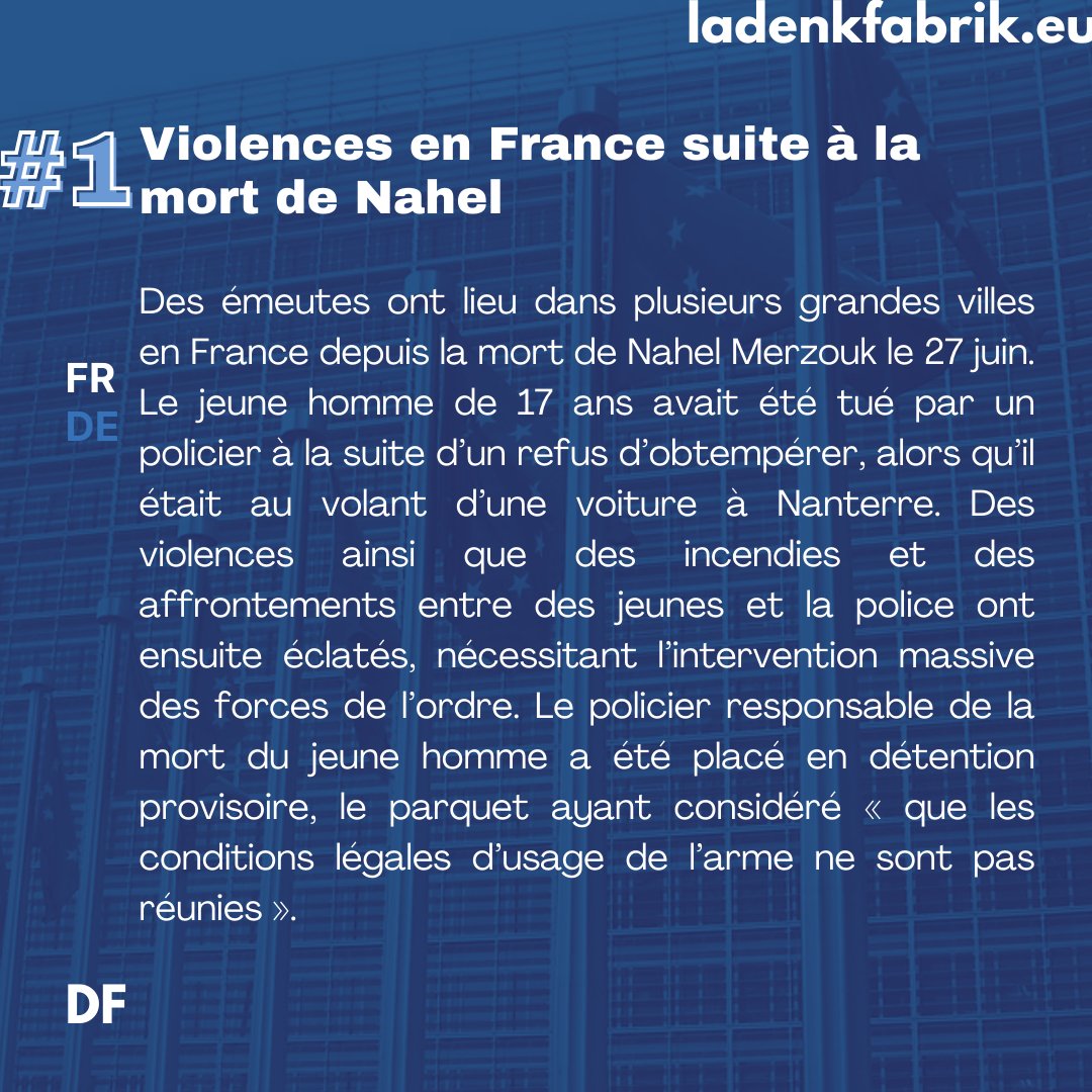 ladenkfabrik's tweet photo. 🇪🇺 Une semaine, trois actus européennes. Le dimanche c’est #DimanchEU. Par Adrien Becker https://t.co/iEydy2pAqH