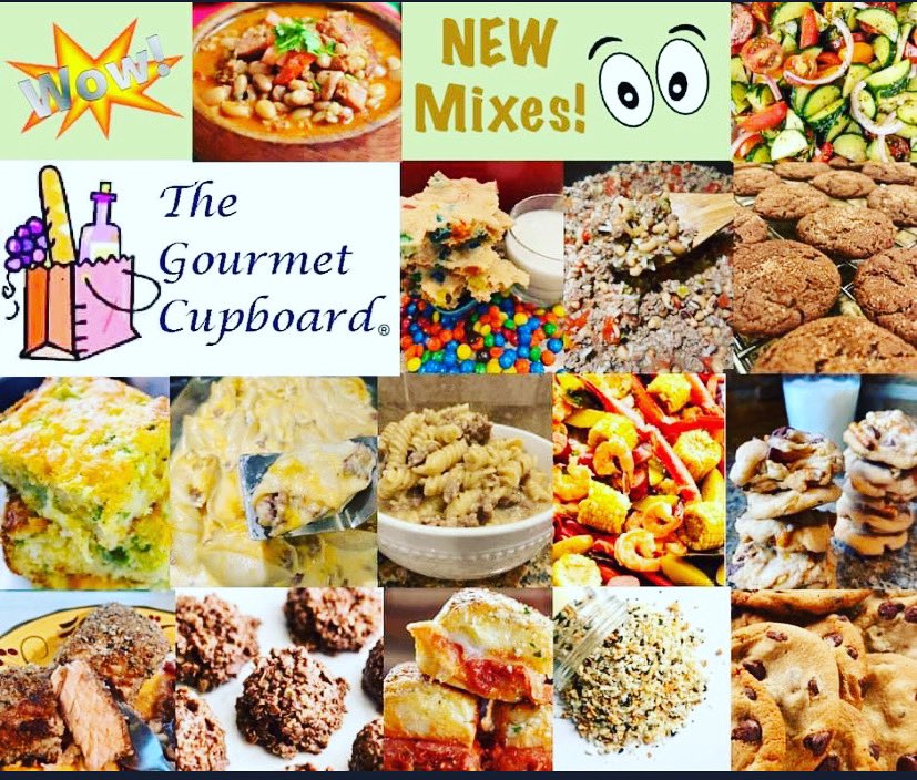 Utensilqueen's tweet photo. “New Mixes from The Gourmet Cupboard for Spring and Summer!”

Shop online or in the shop!  
 https://t.co/wjyW8xv4iK

Visit my website:
https://t.co/pvqZgEgEu1
#gourmetfood #snackstime #snacksrecipe #snacksforkids #snacksfordays #spicesandherbs #gourmetmeals #etsygifts #mixednuts https://t.co/1YqwliBJmA