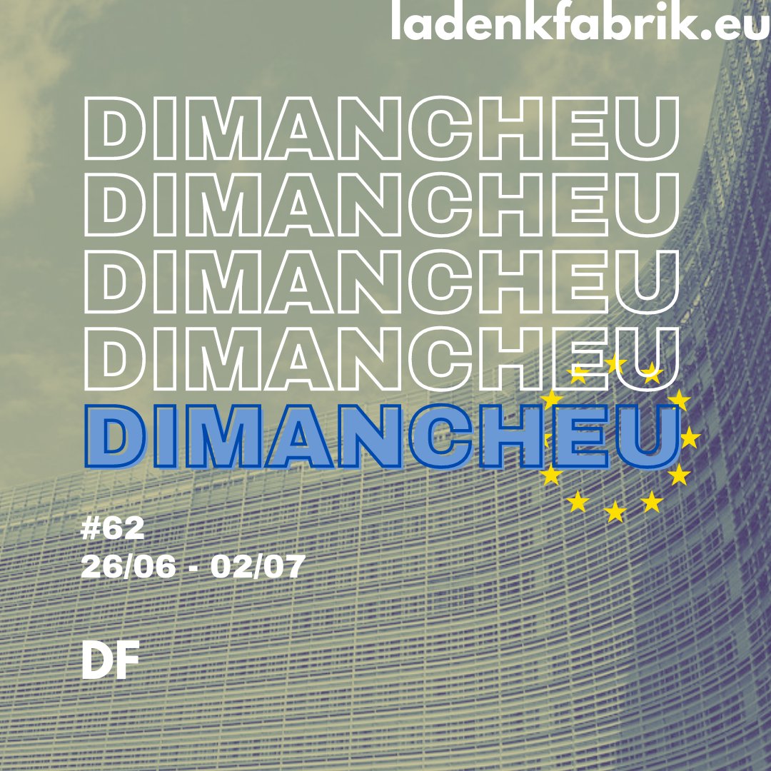 ladenkfabrik's tweet photo. 🇪🇺Eine Woche, drei EU-News. Sonntag ist EU-Tag: le #DimanchEU. Von Adrien Becker https://t.co/V5wDUsStUf