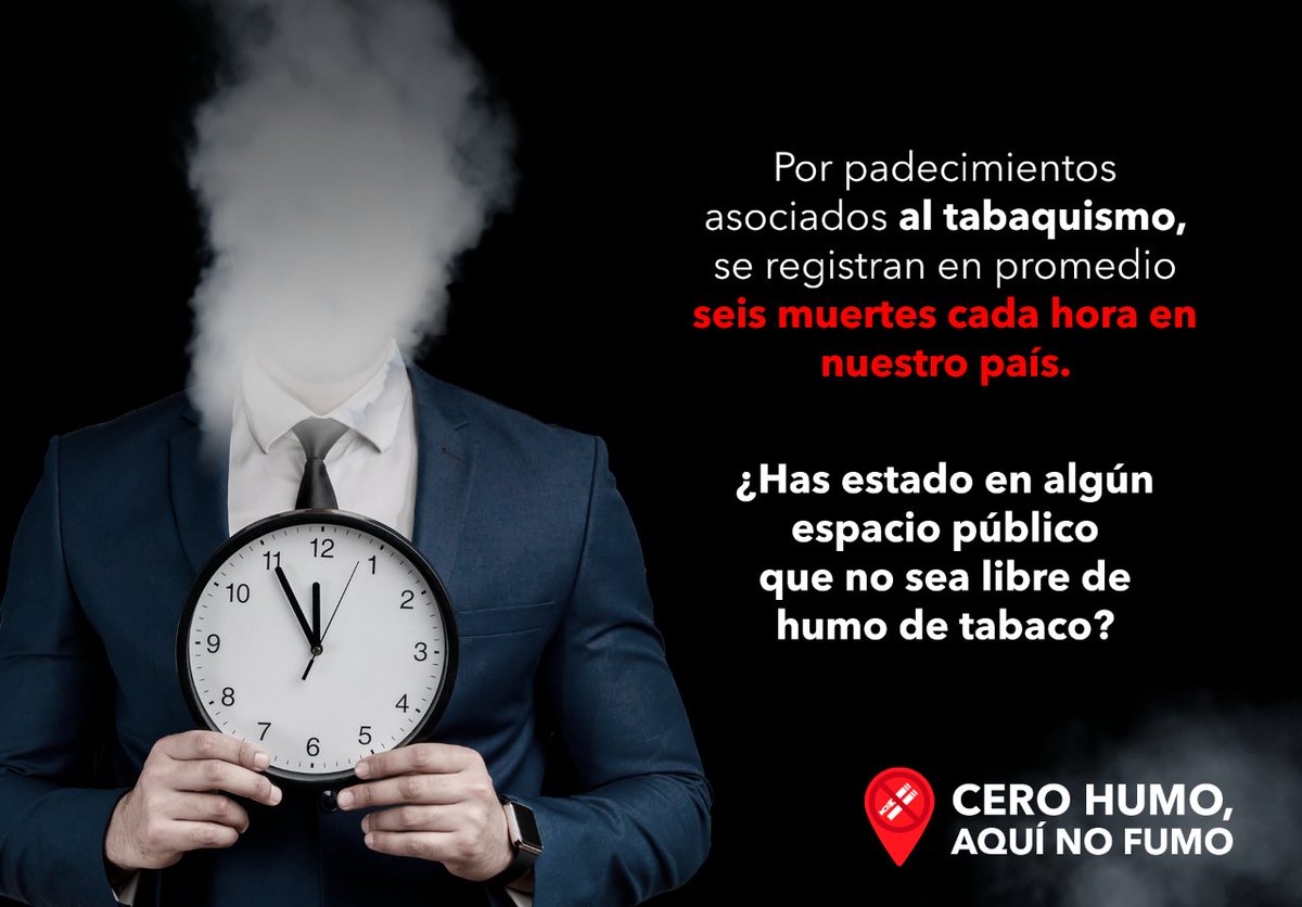 La Ley General para el Control del Tabaco y su Reglamento garantiza tu derecho a espacios libres de humo.🚭
Infórmate y denuncia en 👉 mexicosinhumo.org.mx

#mexicosinhumo #cerohumoaquinofumo #noaltabaco #salvaunavida 

Fuente: bit.ly/3NBwOOJ