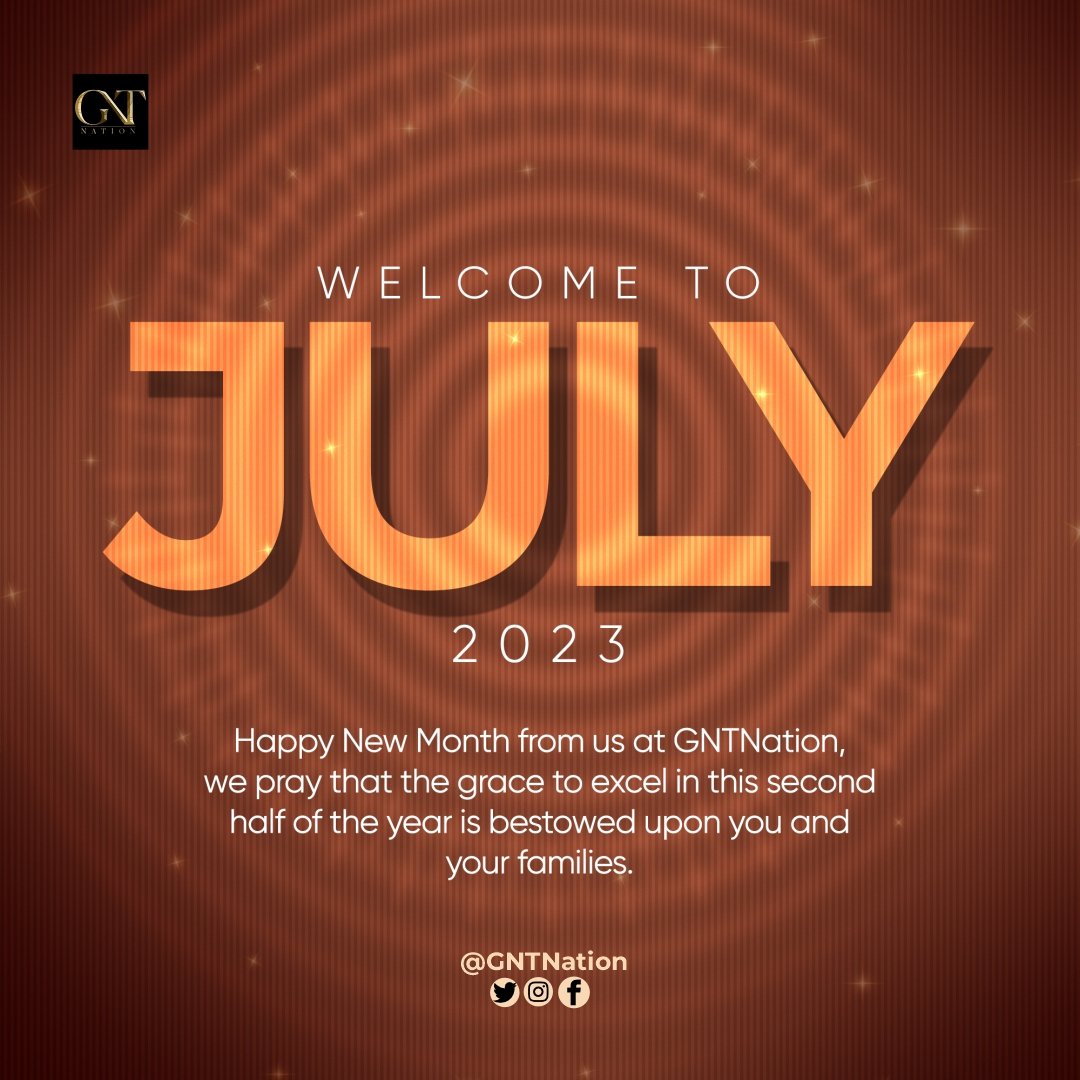 gnt_nation's tweet photo. Happy New Month #majoritytribe
Thank you for making the first half of the year memorable. For pushing Elevated EP songs and videos.
Here's to doing more: you receive grace for undeniable exploits. This is the best half of the year. Enjoy July!
Grace and Truth,
#gntnation https://t.co/x1fEziyfXY