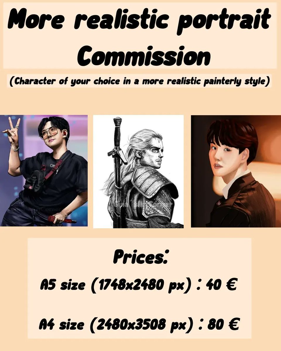 New commission sheets, two more photos probably in the comments, since Twitter only allows 4 pictures to be posted. If you have any question, feel free to write me. Sharing would be amazing!

#commission #opencommission #art #artist