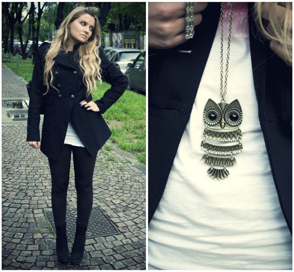thinking about the comically long statement necklaces of the 2010s and how it was usually an owl