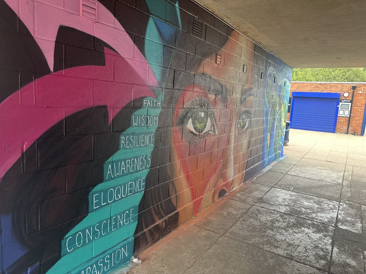 NBS_Herts's tweet photo. Inspired by Zuzanna and Victoria, NBS joined up with #antsteel to create a master piece. The theme linking to our pupil profile and Catholic Social Teaching. The artwork was completed during our NBSFEST2023. Thanks Ant for your guidance as you empowerment. https://t.co/BbWR5lU5up