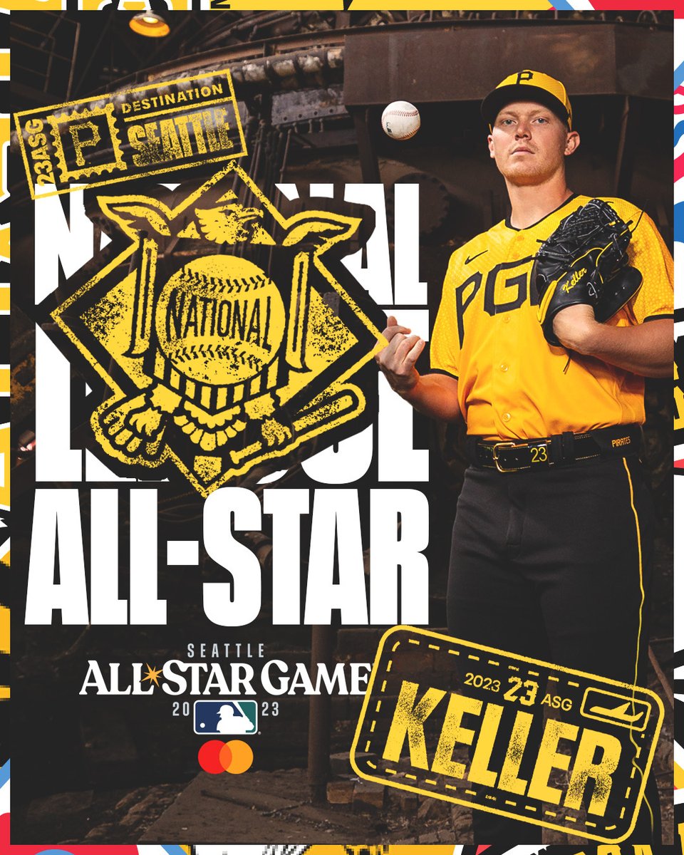 Mitch Keller has been named to the National League All-Star team for the first time in his career! 👏
