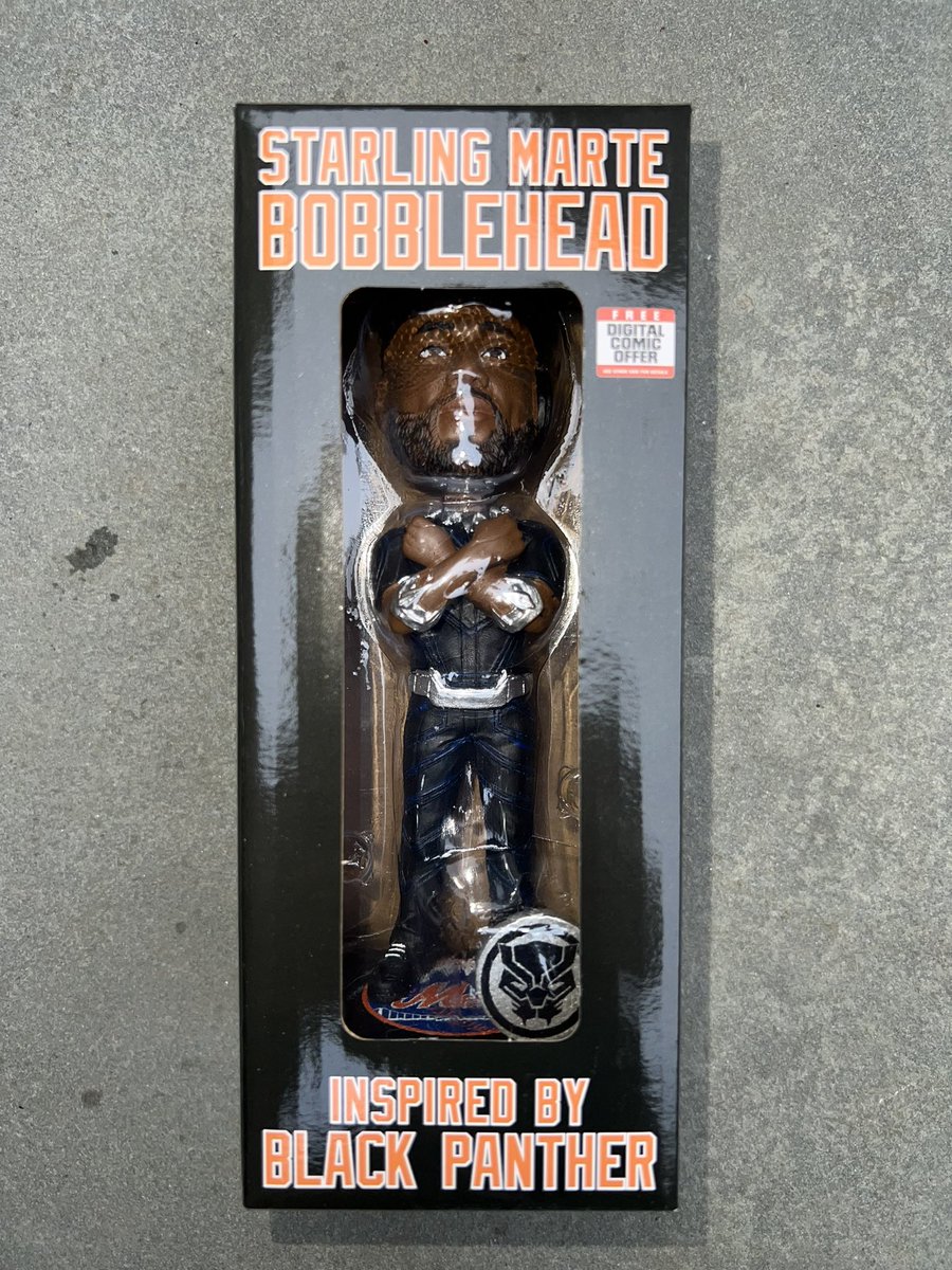 MetsAvenue's tweet image. 🚨 METS GIVEAWAY 🚨

Giving away this Starling Marte Black Panther Inspired Bobblehead to one lucky fan! To enter:

• Follow @MetsAvenue 
• Like &amp;amp; RT ♻️ 
• Tag a Mets fan

Ends after Wednesday nights game (7/5)
Good luck!
#Mets #LGM