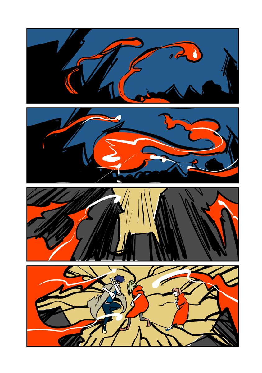 『どろぼうレインボウ～貨幣編』42/64ページ（予定）。毎週月曜日に4ページずつ更新します（予定）。  #イラスト #どろぼうレインボウ #貨幣編 #マンガが読めるハッシュタグ https://t.co/rYXjzalCDC