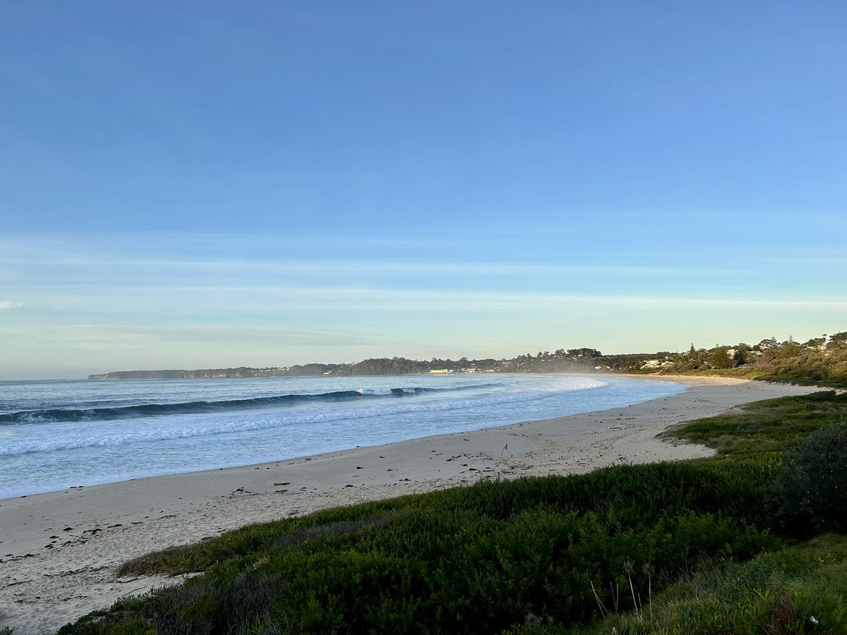 Hello Mollymook my old friend #viewfromtherun