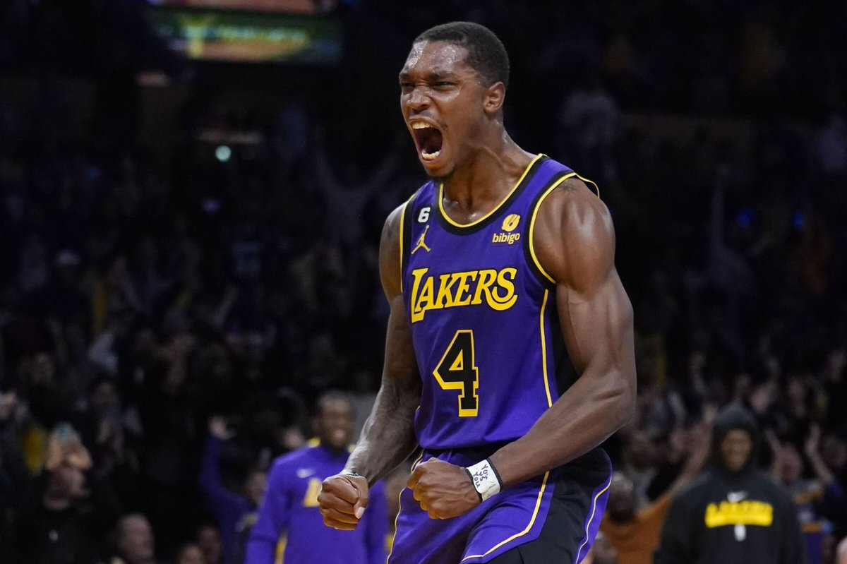 LakeShowYo's tweet image. thank you for everything Lonnie Walker IV 💜💛