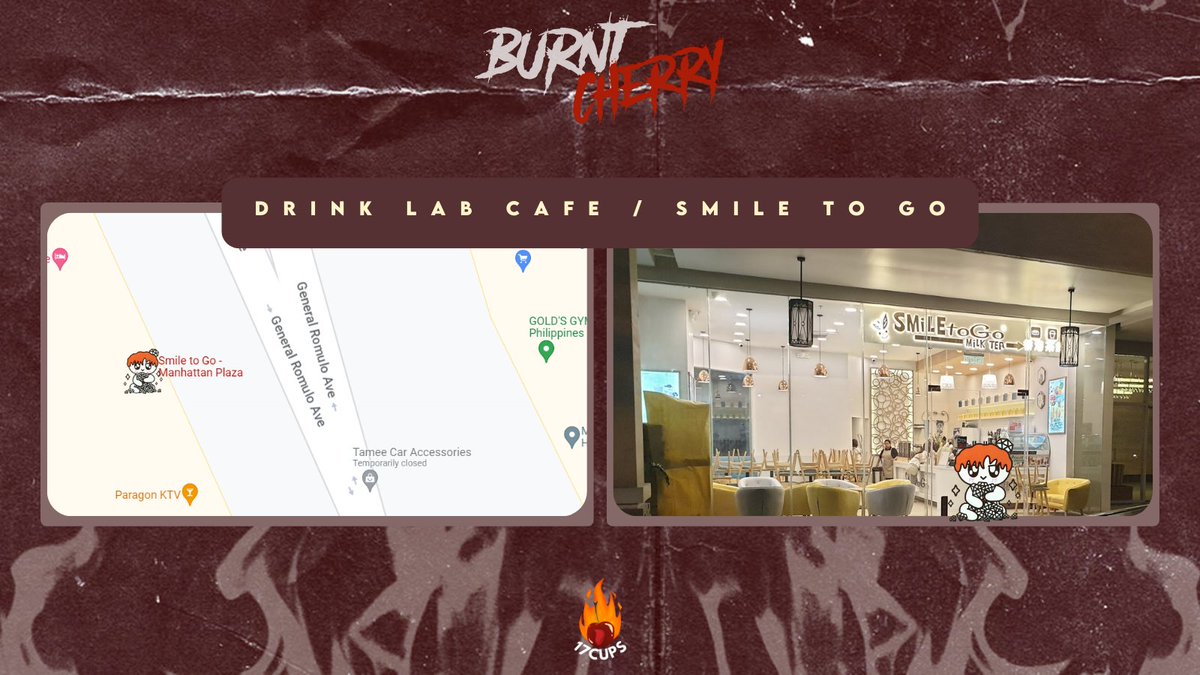 17_cups's tweet photo. For hassle free and conveniency of the attendees of #CHEERSLEEVEwithSCOUPS, here's a MAP GUIDE to help you along your way at Drink Lab Cafe โจ
Make sure to remember all the landmarks and kindly ask someone if lost.
Fill up here: https://t.co/OJurUfMsb0
#Going17Cups https://t.co/JNMfw4AY8x