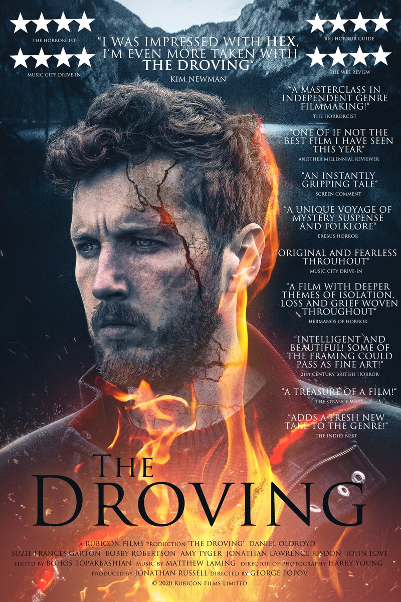 The critics came in droves to praise our #Mystery #Thriller #FolkHorror  - #TheDroving!

Missed it? Don't worry, it's available @PrimeVideo @Tubi @TheRokuChannel
#LakeDistrict #BritishFilm #FilmUK