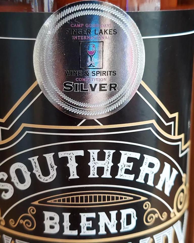 StateDistillery's tweet image. Our Southern Blend Whiskey has been awarded the Silver Medal at the 2023 Finger Lakes International Spirits Competition. It just keeps getting better!  #DrinkWV #WV #whisky #CharlestonWV 🥃