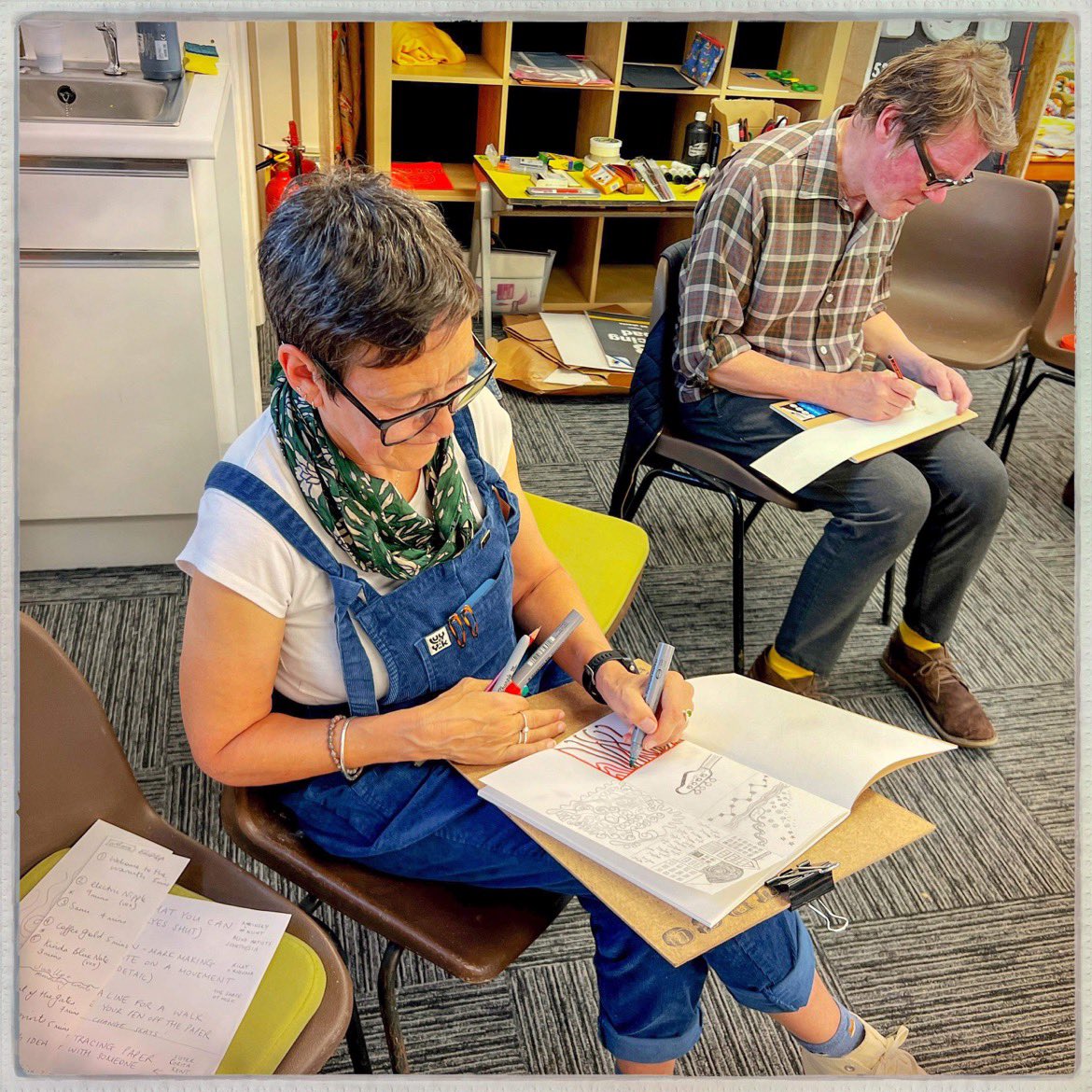maxclare's tweet photo. Absolutely loved thjs. There’s something beautifully therapeutic about becoming absorbed in drawing and colouring live jazz in the company of others…. @UPCOarts #drawup https://t.co/Ei7pMz0CKC