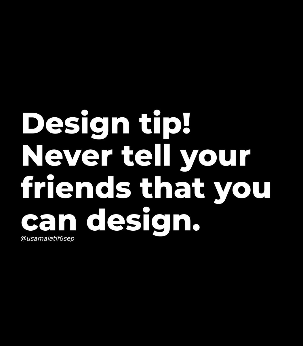 usamalatif6sep's tweet image. Best, I ever got 😂

#letsconnect #usamalatif6sep #designhumor #graphicdesign #designmemes