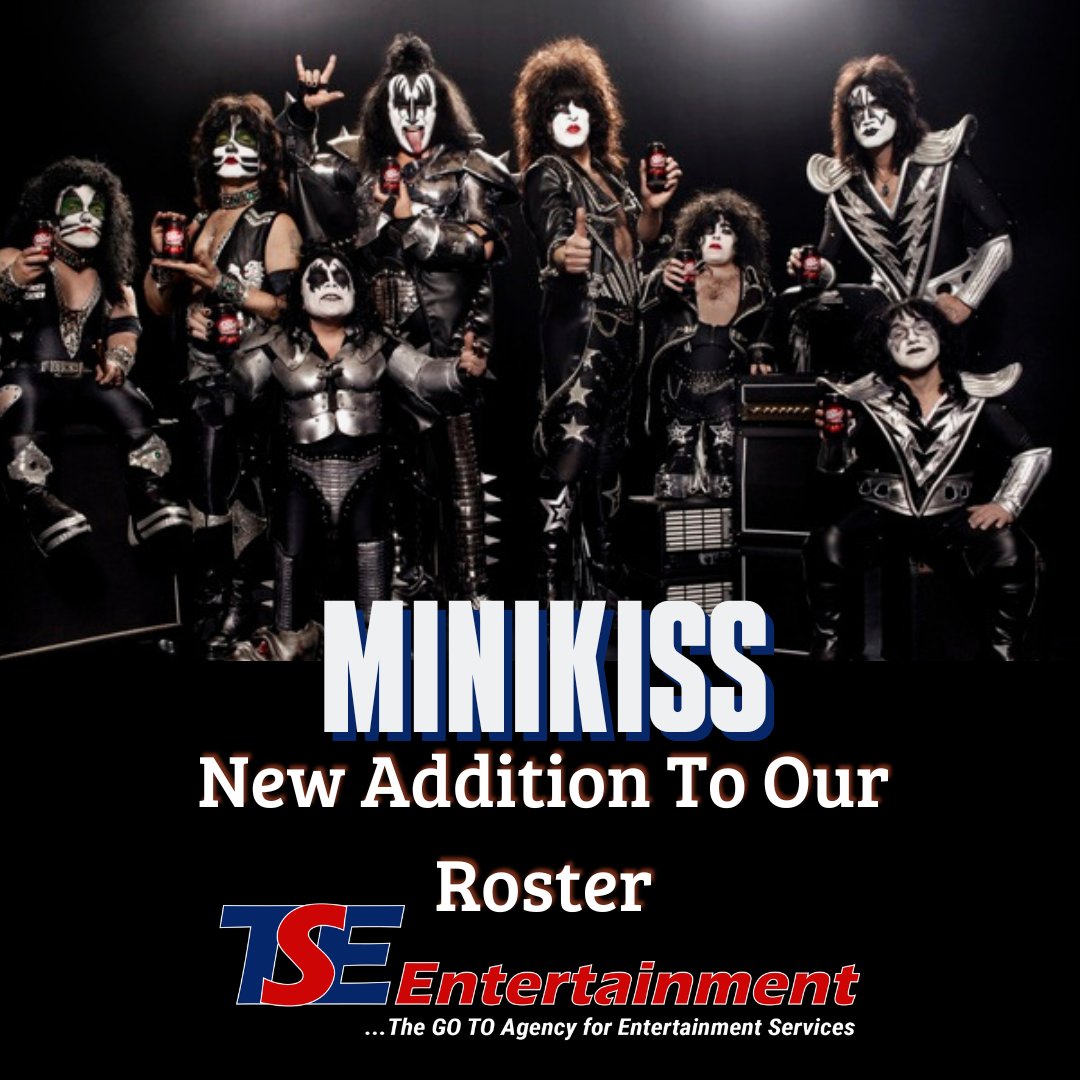 TSEliveevents's tweet photo. We are happy to have a new addition to our roster, MINIKISS, the Hottest Littlest Band in the World! Find more information on this act at this link: https://t.co/LT6ODEBpNn https://t.co/sBCUrzBOw4