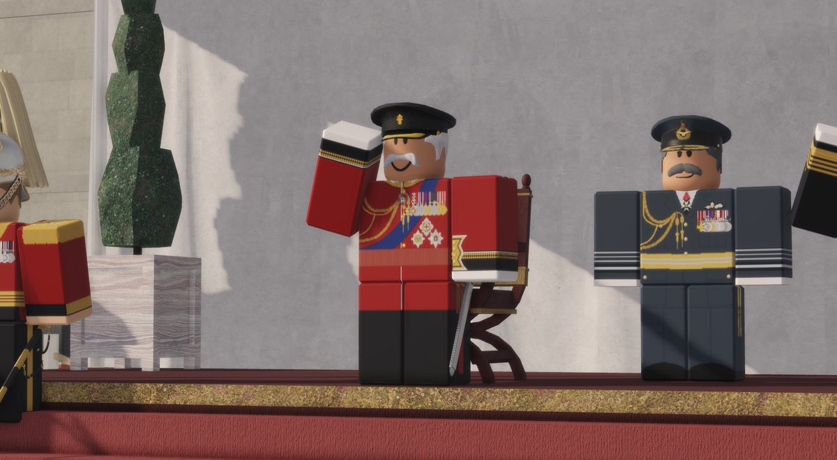 The King has taken the Salute at the Armed Forces Day Parade.