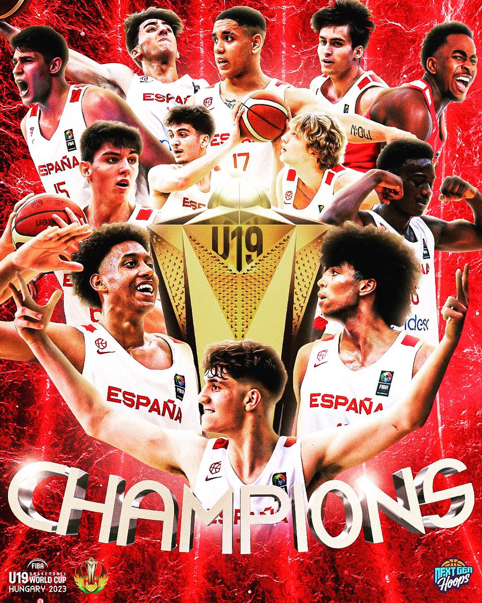 23Llull's tweet photo. Campeones del Mundo! 🏆
El futuro es vuestro! 🙌🏽
Enhorabuena chicos! 👏🏽
#LaFamilia https://t.co/ux4lmi8CZr