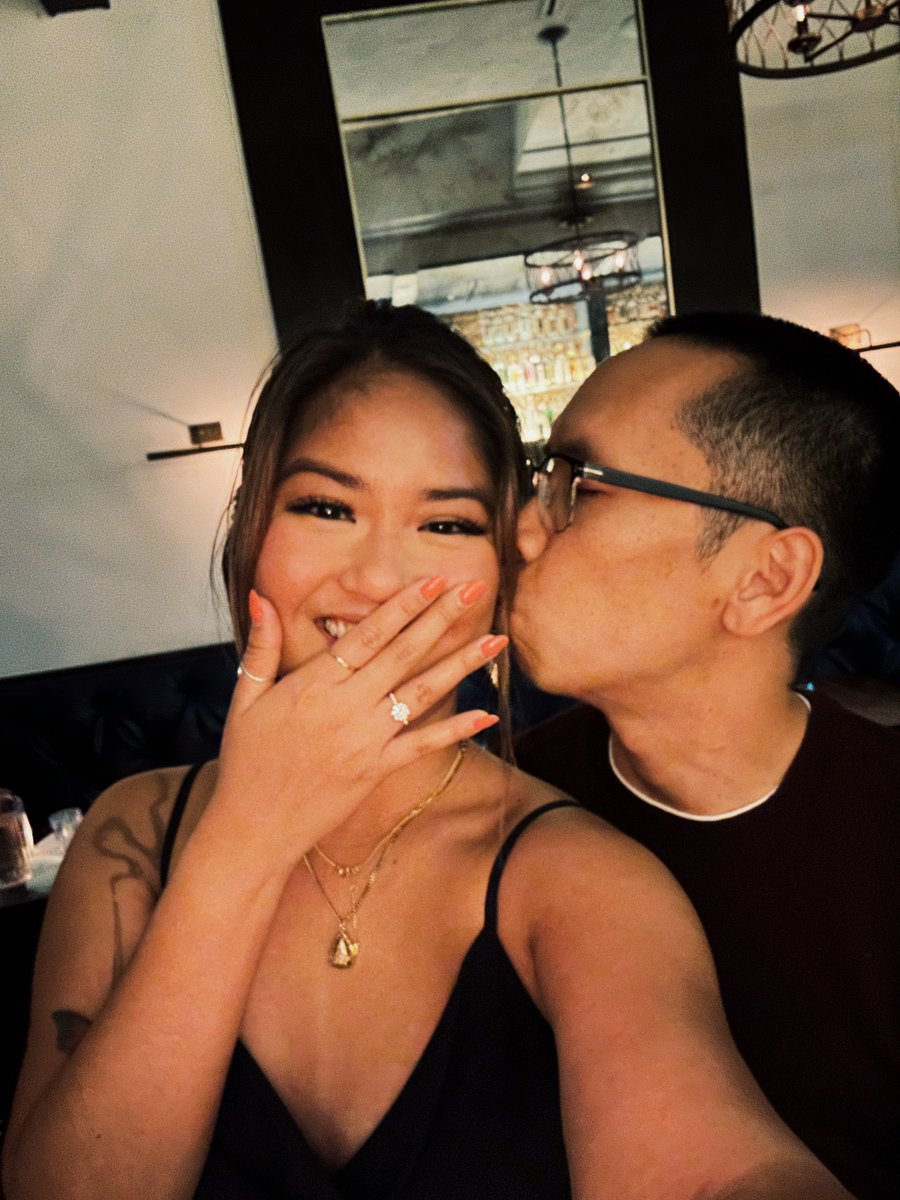thekristle's tweet photo. yes i cried 💍🍾 https://t.co/eeZqKL5LFX