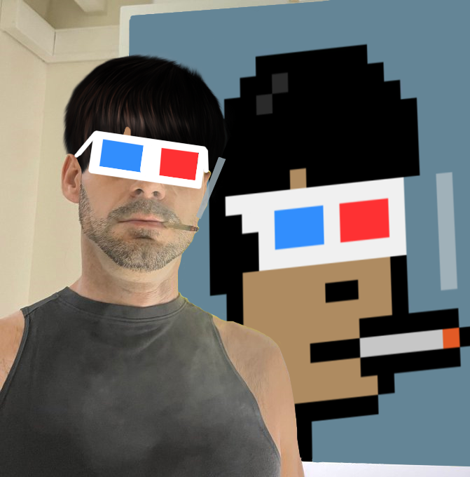 Gm frens👋 It's so ez 2 be a part of <a href="/cryptopunks/"></a> wen u r buddies with <a href="/gmoneyNFT/">gmoney.eth</a> 
Its ya turn 2 step into the spotlight!🌟 Comment 🗣️ hit that like ❤️ button, spread the word with retweets 🤙🏻 &amp; remember 2 follow us 👀 <a href="/GMcosplays/">GM Cosplays</a> 4 daily dose of creativity 🎭 laughter 😂 and