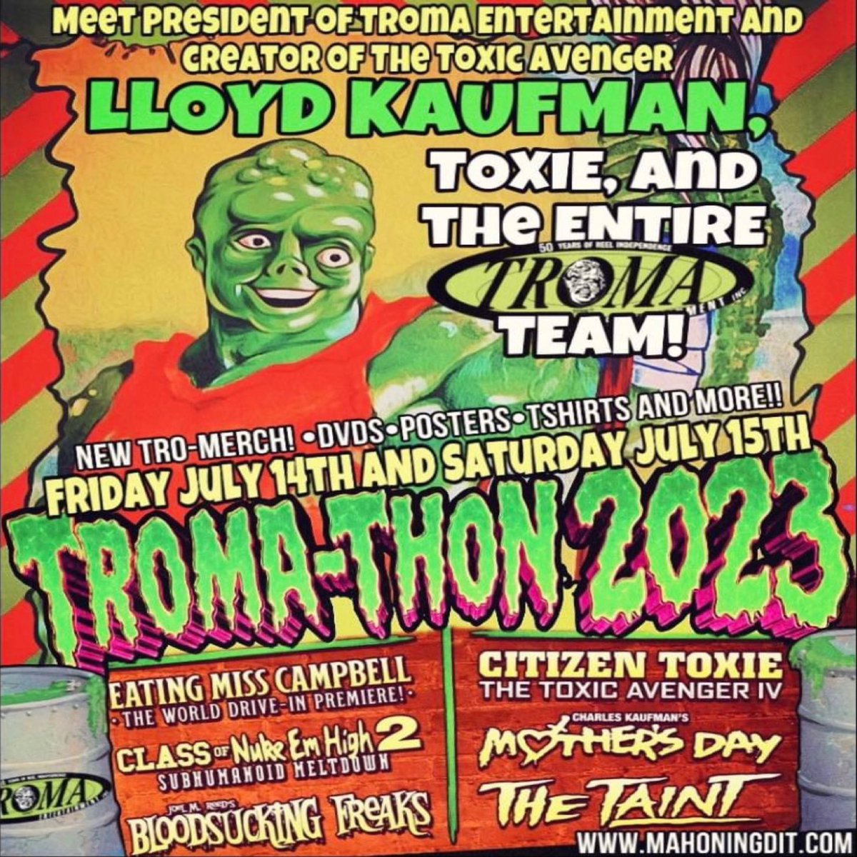 lloydkaufman's tweet photo. Lisa Gaye, star of CLASS OF NUKE ‘EM HIGH PART II: SUBHUMANOID MELTDOWN, THE TOXIC AVENGER PART II, THE TOXIC AVENGER PART III: THE LAST TEMPTATION OF TOXIE, CITIZEN TOXIE: THE TOXIC AVENGER IV, SGT. KABUKIMAN NYPD, TERROR FIRMER, & #SHAKESPEARESHITSTORM
#MeTuTu https://t.co/73Kkl46SgQ