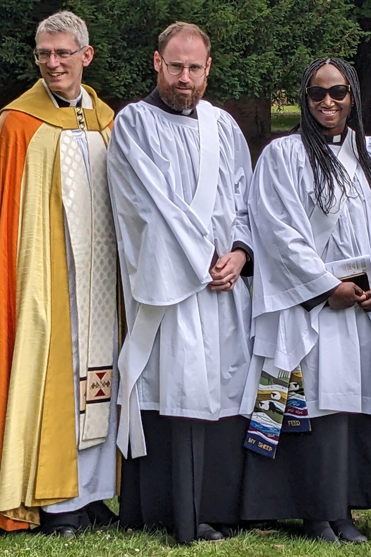RevDanBishop's tweet photo. I was ordained today. I will be starting as curate (trainee priest) @woven_church tomorrow. Exciting times ahead. Thank you to all who have supported me in this journey. #ordination #woven #curacy https://t.co/S65PpxvTtR