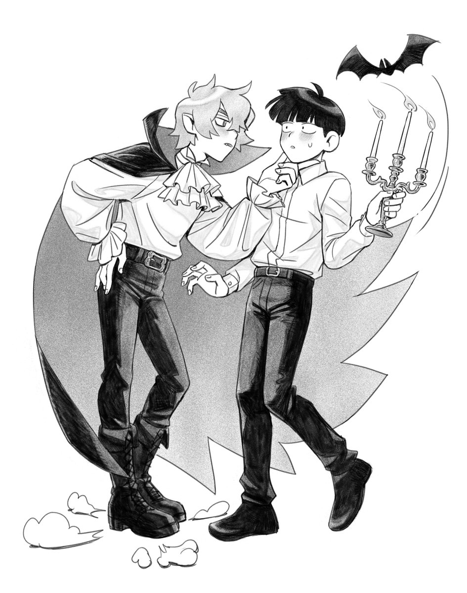 mob and vampire teru for <a href="/sweepswoop_/">Myszka ⭐️</a> !! ^_^
#terumob #mp100